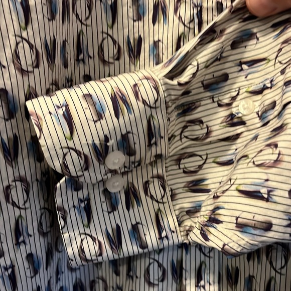 John Lennon size XL long sleeved shirt in 200% cotton excellent condition - Picture 4 of 12